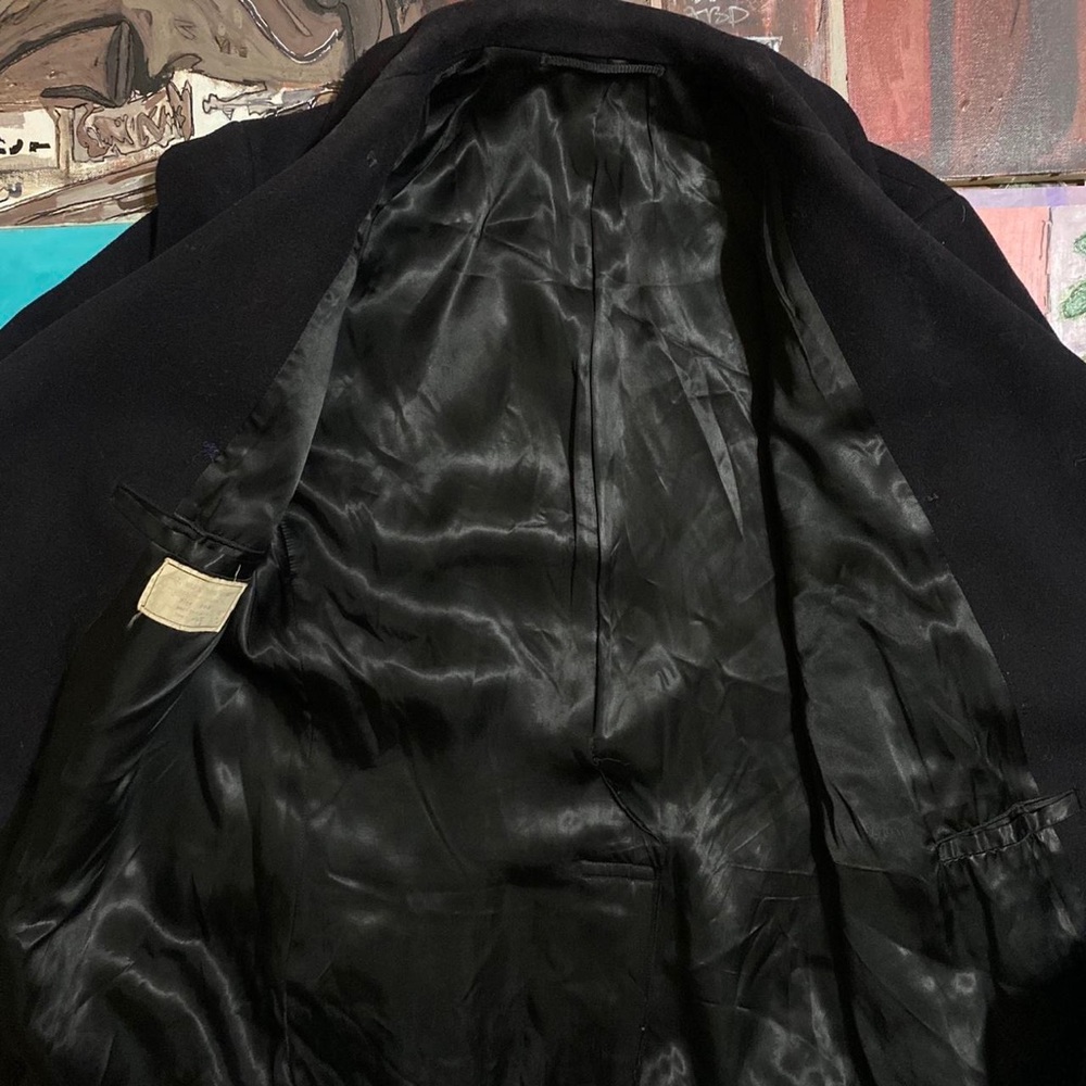 Vintage Navy Wool Peacoat - Picture 2 of 4